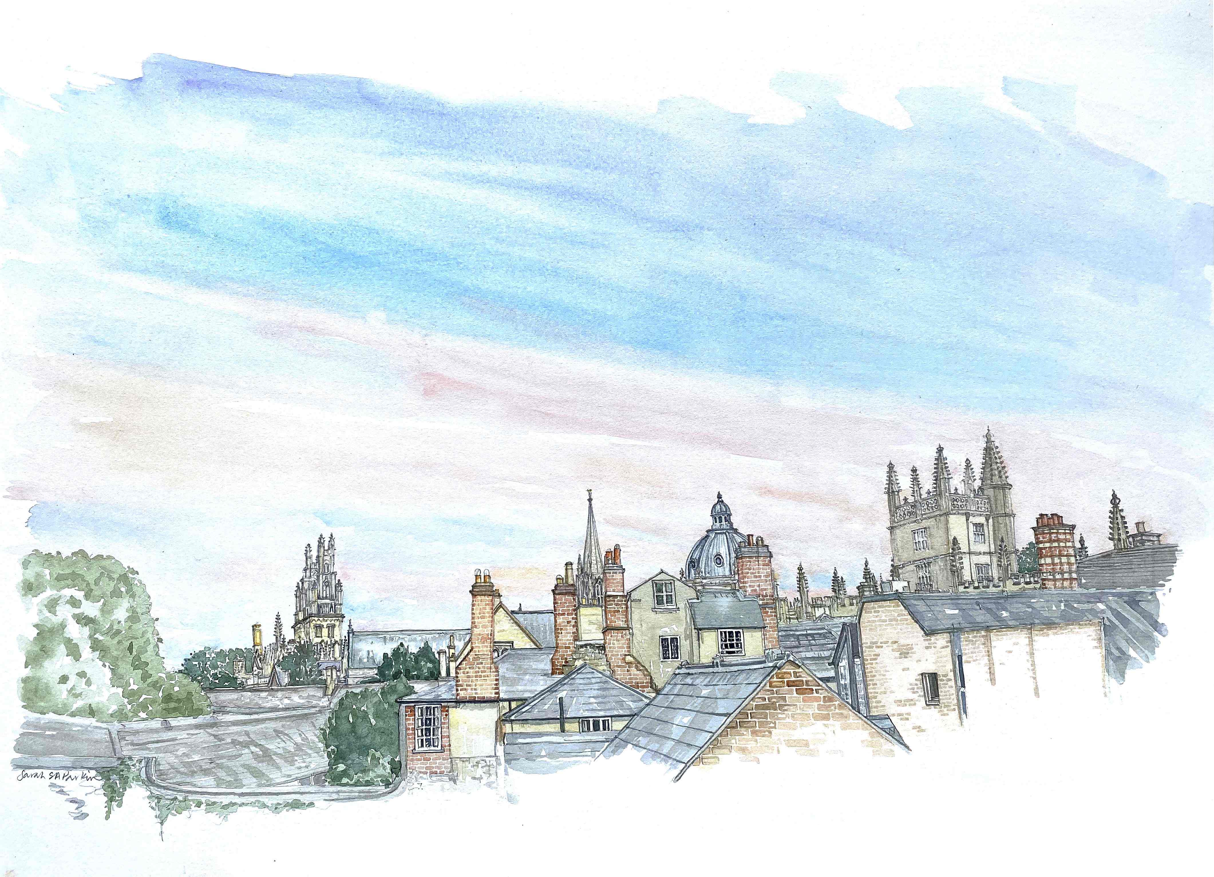 An Oxford Sunset Skyline - Sarah Parkin